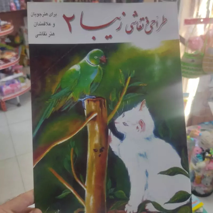 کتاب طراحی و نقاشی زیبا 2 برای علاقمندان هنر نقاشی 33در24 در 40 صفحه