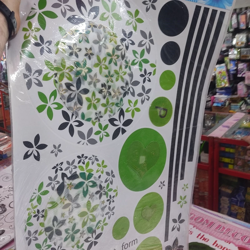 6 عنوان پوستر برچسبی دیواری تکه ای 50*70