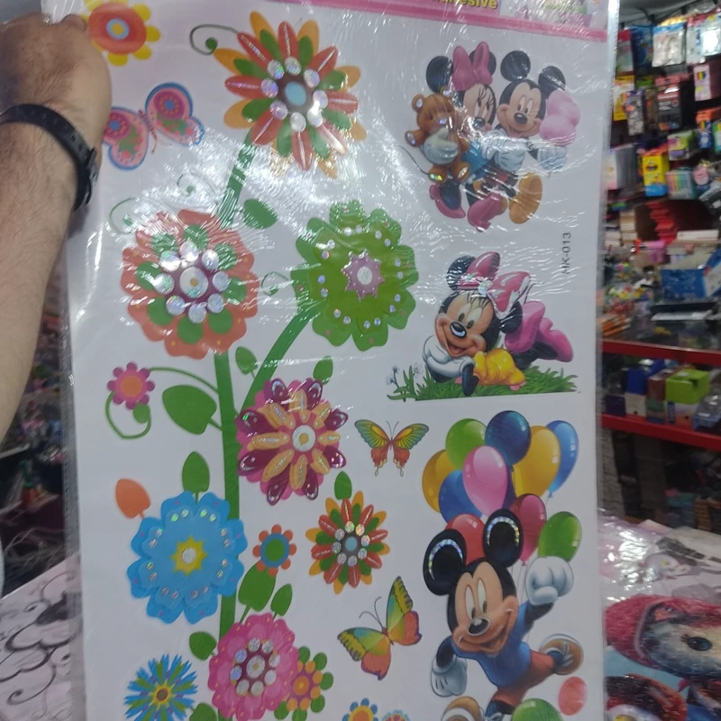 6 عنوان پوستر برچسبی دیواری تکه ای 50*70