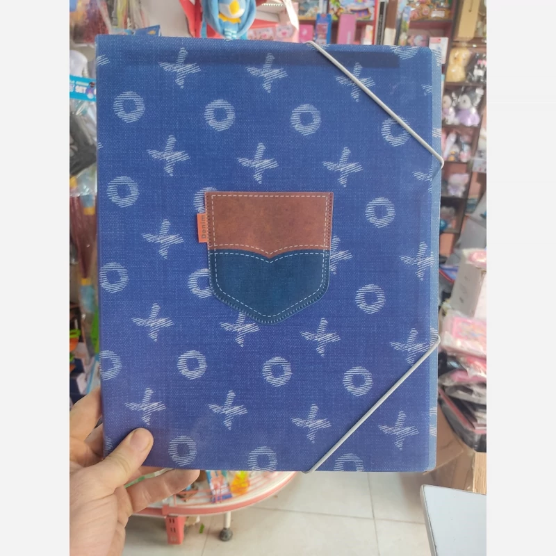 جا کتابی طلقی سهند کشدار همراه با کاغذ خط دار