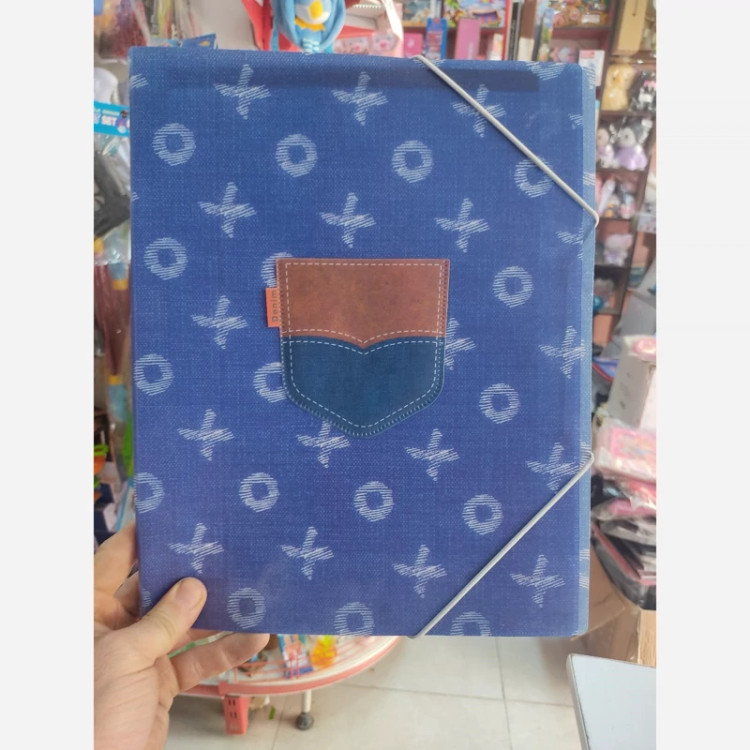 جا کتابی طلقی سهند کشدار همراه با کاغذ خط دار