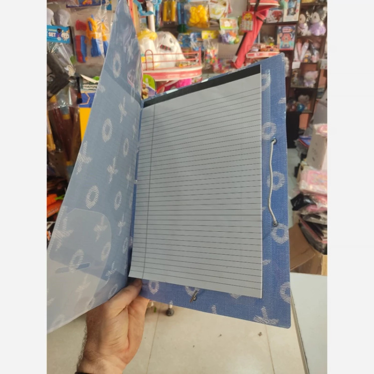 جا کتابی طلقی سهند کشدار همراه با کاغذ خط دار