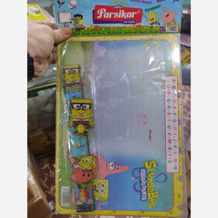 تخته وایت برد جنس چوب ست خطکش پاکن جاسویچ 35*25