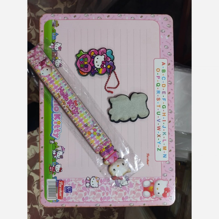 تخته وایت برد جنس چوب ست خطکش پاکن جاسویچ 35*25