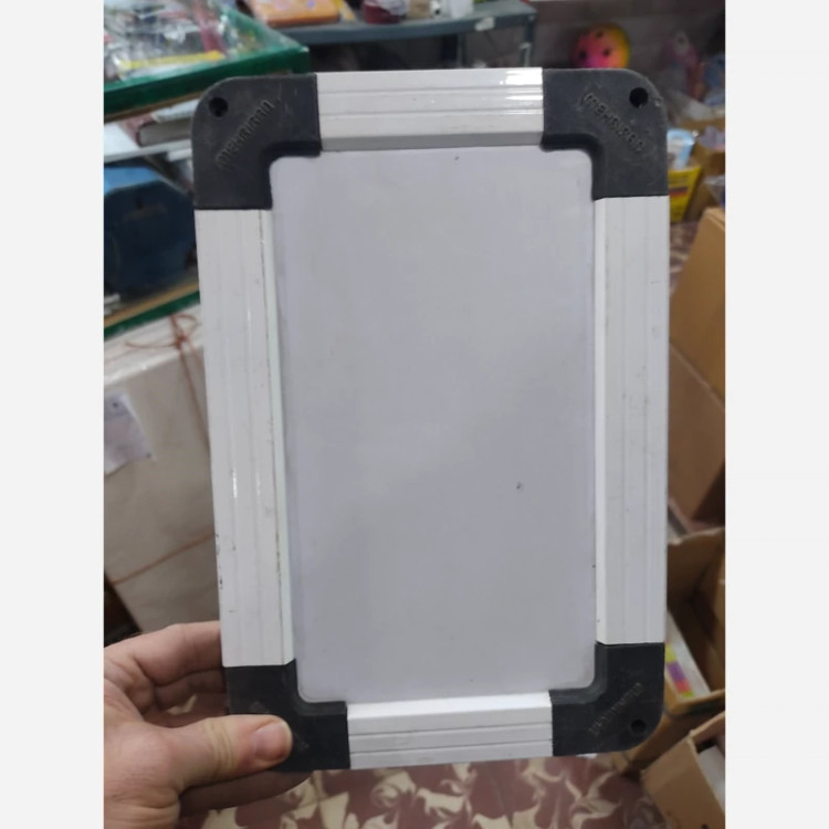 تخته وایت برد دور فلز جنس اعلی اندازه 29*19