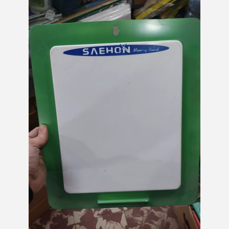تخته وایت برد پلاستیکی رنگی اندازه 38*32 در سه رنگ