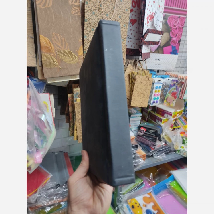 آلبوم عکس مگنتی 19*24 با 11برگ دو رو با جلد نگین دار آینه ای