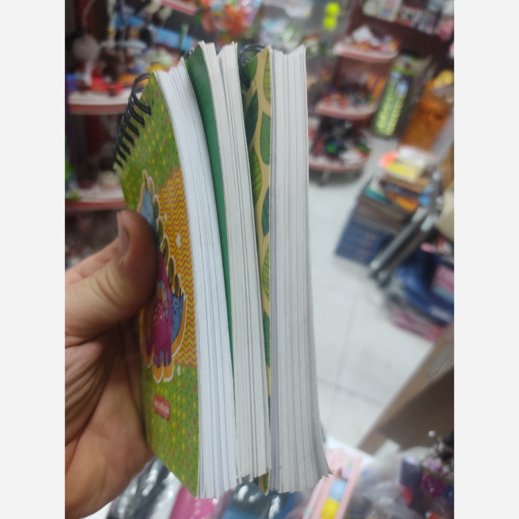 دفتر یادداشت سیم دوبل صفحه سفید 80 برگ