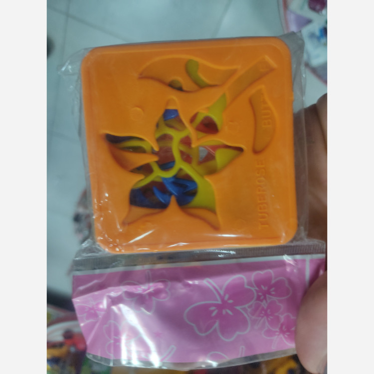 شابلون گل و گیاه مربعی تکی