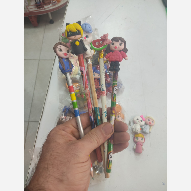 سر مدادی عروسکی در طرحهای مختلف